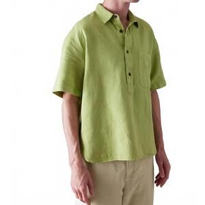 NEW TOAST short sleeve pullover shirt in matcha